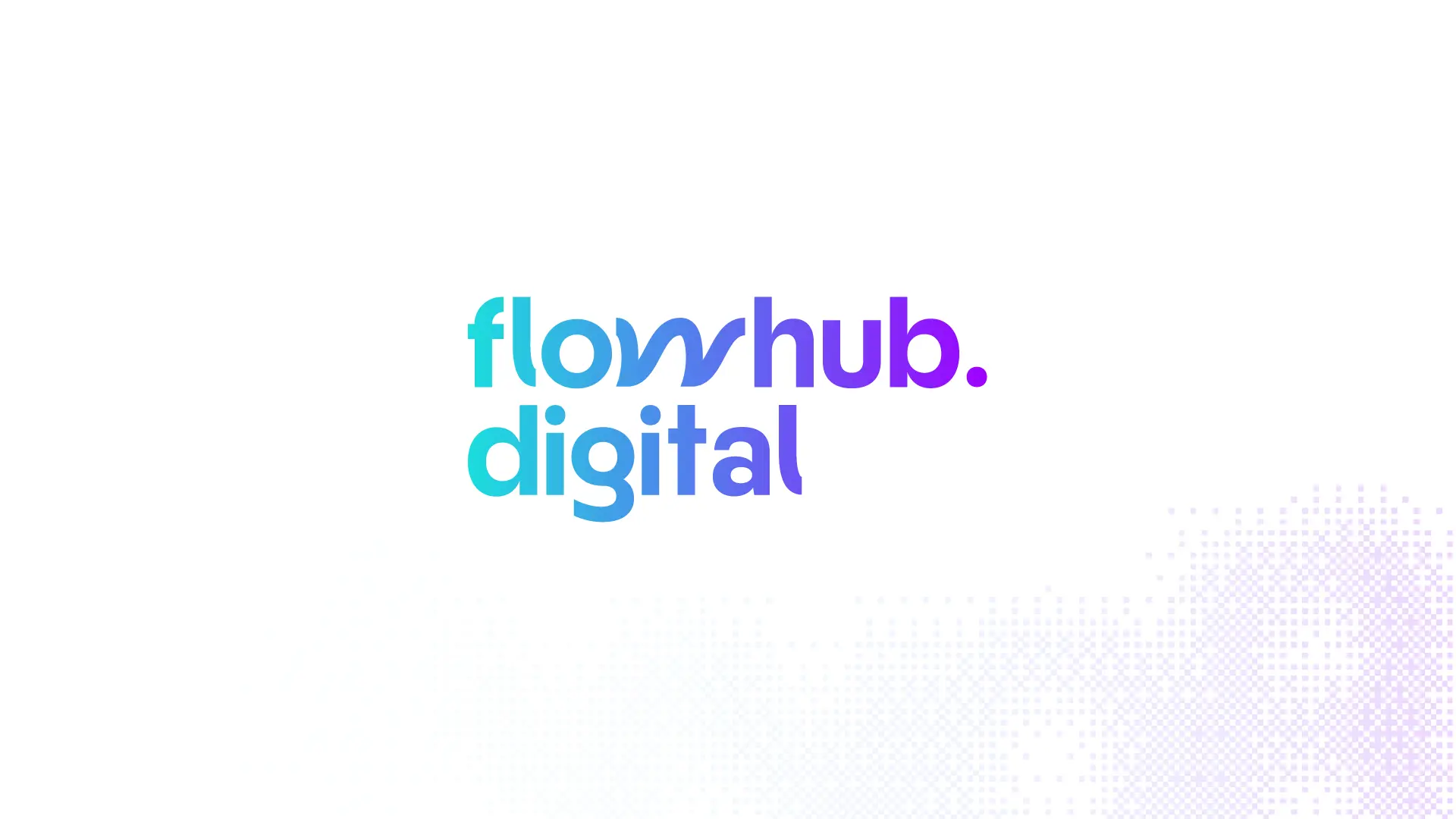 flowhub - Logo on White Background