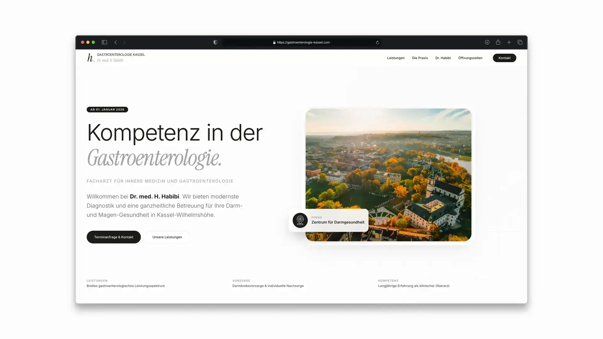 Gastroenterologie Kassel - Desktop Hero Area