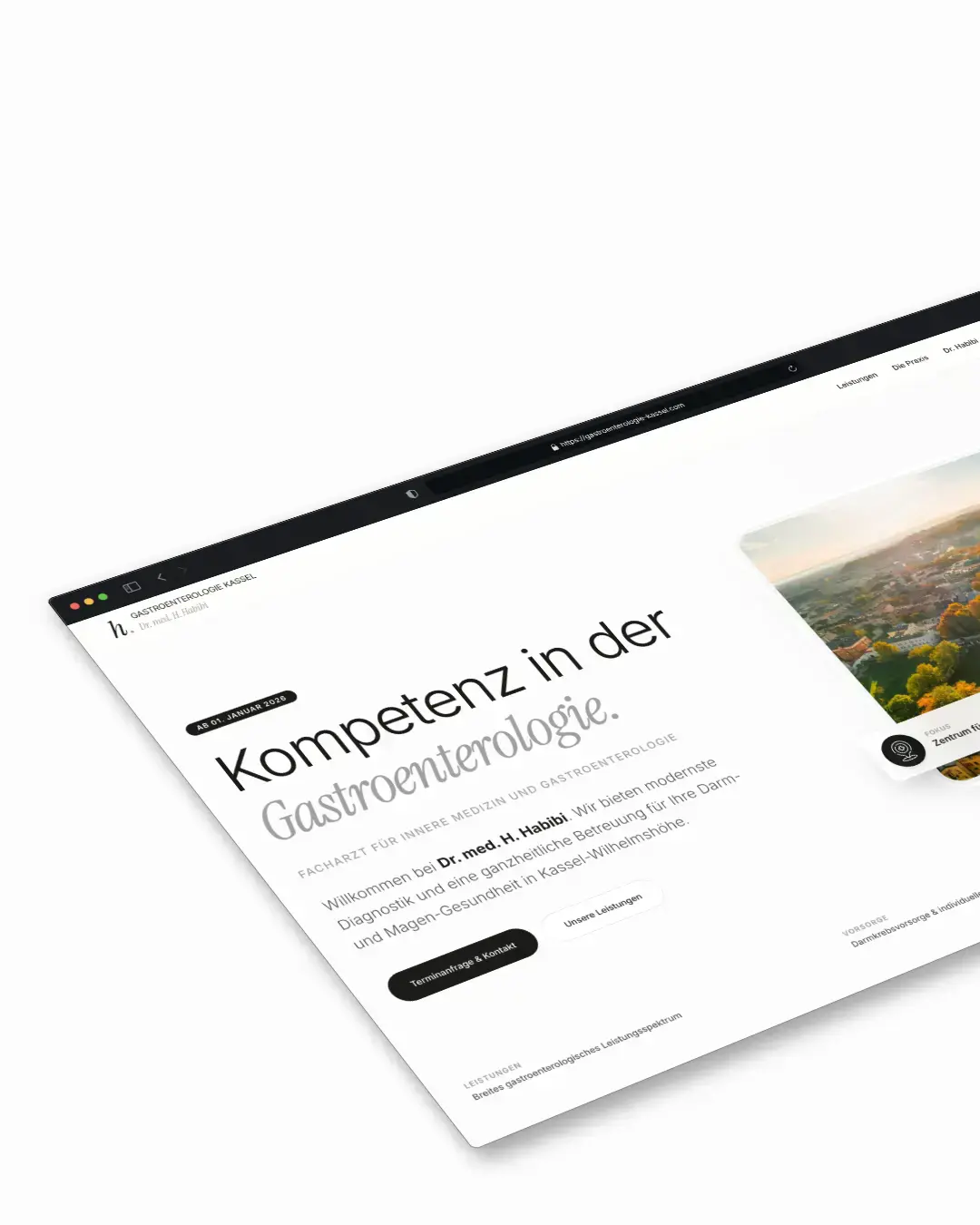 Medical Practice Website with Minimalist Branding