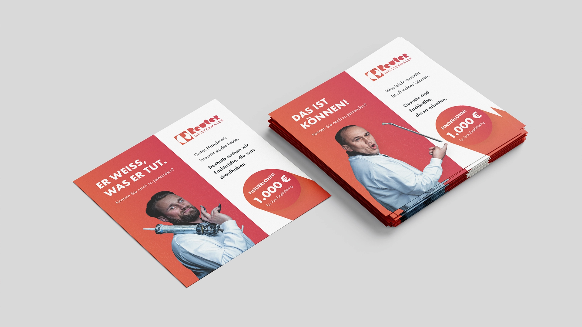 Reuter & Sohn - Recruiting Flyers with Referral Bonus