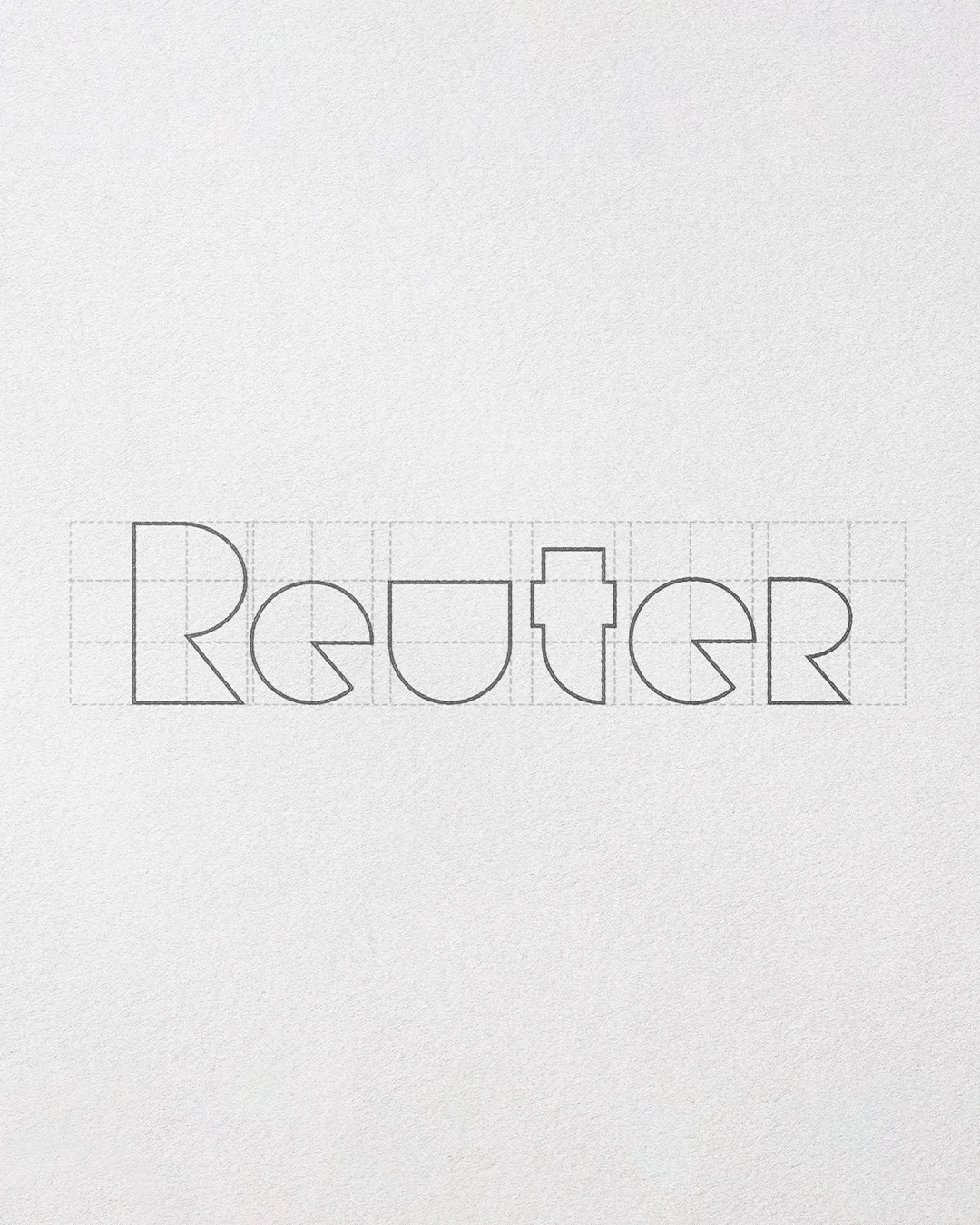 Reuter & Sohn - Wordmark Construction on a Grid