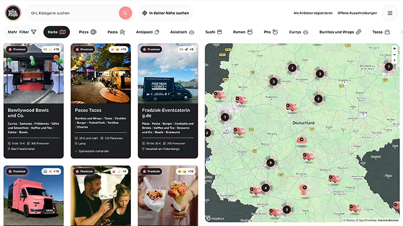 way.food website preview